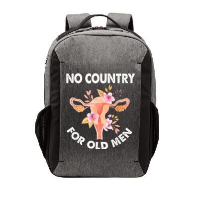 No Country For Old Men Floral Uterus Feminist Women Rights Vector Backpack