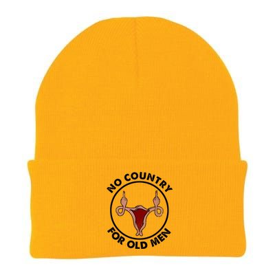 No Country For Old Men Uterus Feminist Women Rights Vintage Knit Cap Winter Beanie