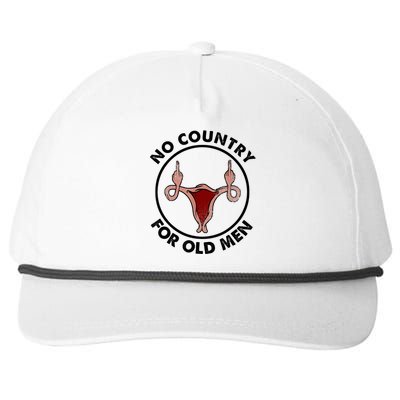 No Country For Old Men Uterus Feminist Women Rights Vintage Snapback Five-Panel Rope Hat