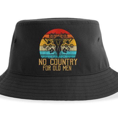 No Country For Old Men Our Uterus Our Choice Feminist Rights Sustainable Bucket Hat