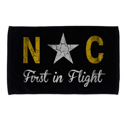 North Carolina First In Flight Vintage Distressed Fade Gift Microfiber Hand Towel