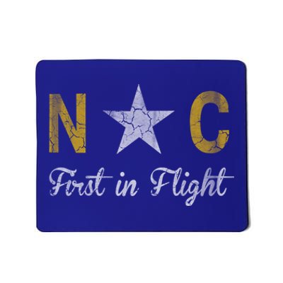 North Carolina First In Flight Vintage Distressed Fade Gift Mousepad