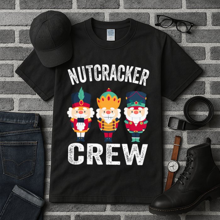 Nutcracker Crew Funny Christmas Nutcracker Tall T-Shirt