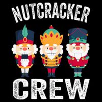 Nutcracker Crew Funny Christmas Nutcracker Drawstring Bag