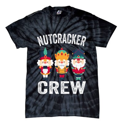 Nutcracker Crew Funny Christmas Nutcracker Tie-Dye T-Shirt