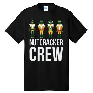 Nutcracker Crew Family Matching Xmas Santa Tall T-Shirt