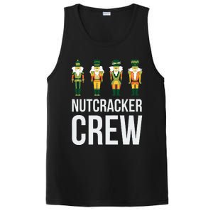 Nutcracker Crew Family Matching Xmas Santa PosiCharge Competitor Tank