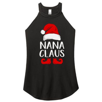 Nana Claus Funny Christmas Grandma, Winter, Christmas Slogans, Funny Christmas Women’s Perfect Tri Rocker Tank