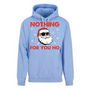 Naughty Christmas Funny Santa Claus Nothing For You Ho Unisex Surf Hoodie