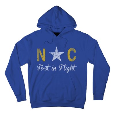 North Carolina First In Flight Vintage Distressed Fade Great Gift Hoodie