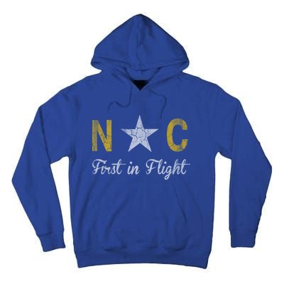 North Carolina First In Flight Vintage Distressed Fade Great Gift Tall Hoodie