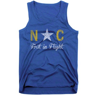 North Carolina First In Flight Vintage Distressed Fade Great Gift Tank Top