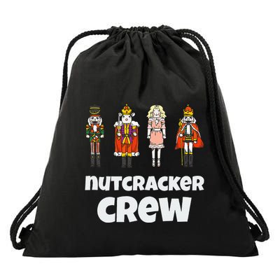 Nutcracker Crew Family Matching Xmas Drawstring Bag
