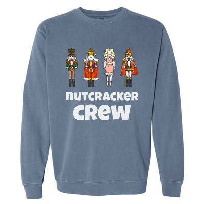 Nutcracker Crew Family Matching Xmas Garment-Dyed Sweatshirt