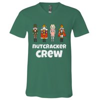 Nutcracker Crew Family Matching Xmas V-Neck T-Shirt