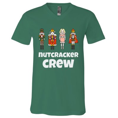 Nutcracker Crew Family Matching Xmas V-Neck T-Shirt