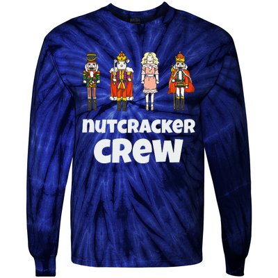 Nutcracker Crew Family Matching Xmas Tie-Dye Long Sleeve Shirt