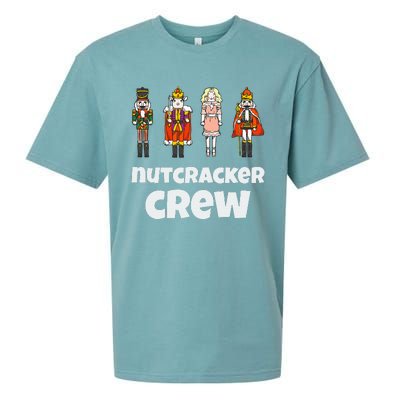 Nutcracker Crew Family Matching Xmas Sueded Cloud Jersey T-Shirt