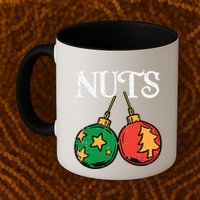 Nuts Chestnuts Funny Matching Couples Christmas Pjs Xmas Gift Mug