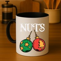 Nuts Chestnuts Funny Matching Couples Christmas Pjs Xmas Gift Mug