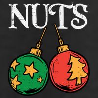 Nuts Chestnuts Funny Matching Couples Christmas Pjs Xmas Gift 25L Jumbo Tote