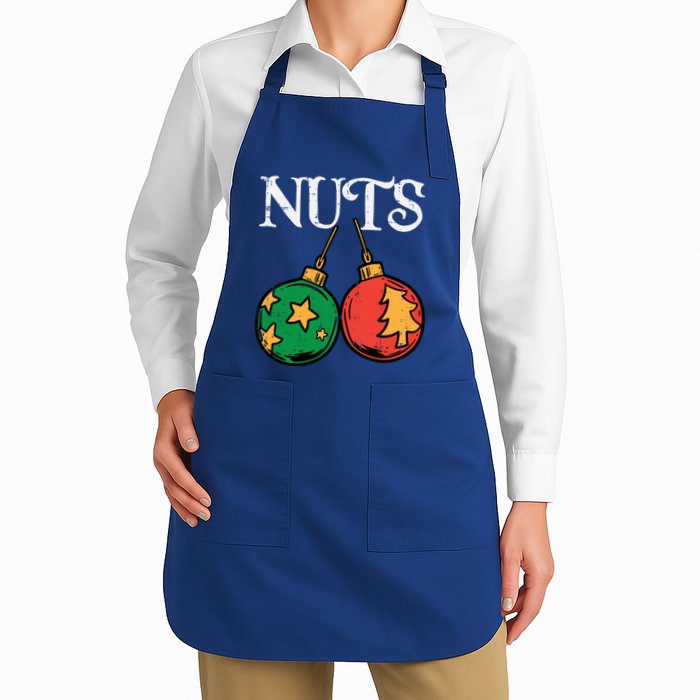 Nuts Chestnuts Funny Matching Couples Christmas Pjs Xmas Gift Apron