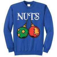 Nuts Chestnuts Funny Matching Couples Christmas Pjs Xmas Gift Sweatshirt