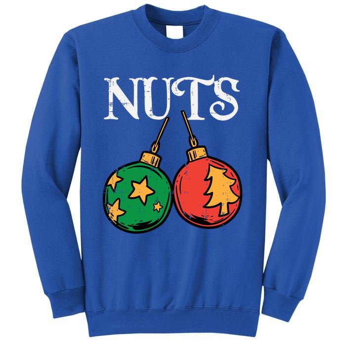 Nuts Chestnuts Funny Matching Couples Christmas Pjs Xmas Gift Sweatshirt