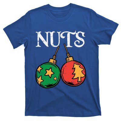 Nuts Chestnuts Funny Matching Couples Christmas Pjs Xmas Gift T-Shirt