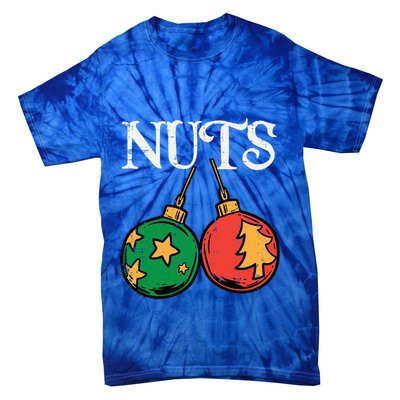 Nuts Chestnuts Funny Matching Couples Christmas Pjs Xmas Gift Tie-Dye T-Shirt