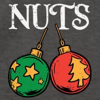 Nuts Chestnuts Funny Matching Couples Christmas Pjs Xmas Gift Vector Backpack