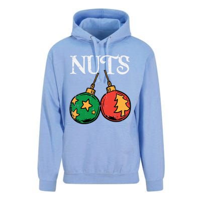 Nuts Chestnuts Funny Matching Couples Christmas Pjs Xmas Gift Unisex Surf Hoodie