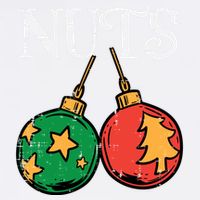 Nuts Chestnuts Funny Matching Couples Christmas Pjs Xmas Gift Garment-Dyed Sweatshirt