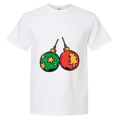 Nuts Chestnuts Funny Matching Couples Christmas Pjs Xmas Gift Garment-Dyed Heavyweight T-Shirt