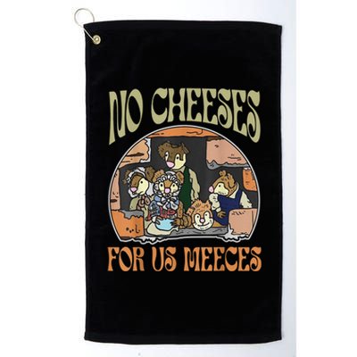 No Cheese For Us Meeces Platinum Collection Golf Towel