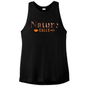 Nature Calls Fall Ladies PosiCharge Tri-Blend Wicking Tank