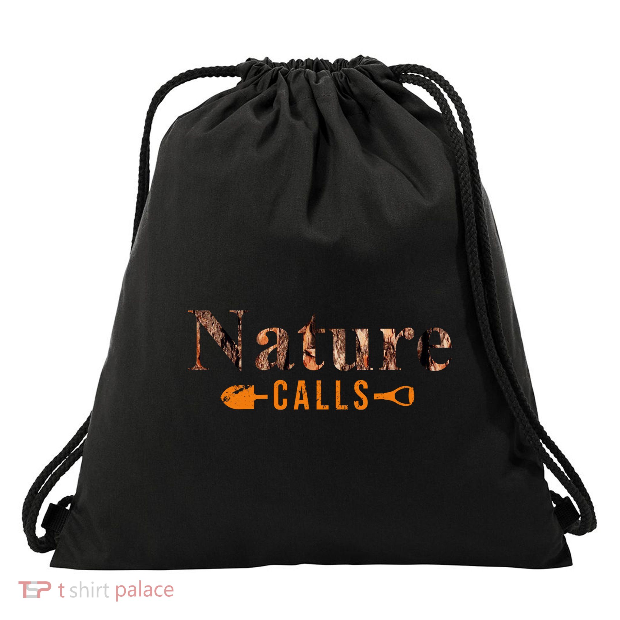 Nature Calls Fall Drawstring Bag