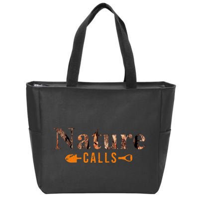 Nature Calls Fall Zip Tote Bag