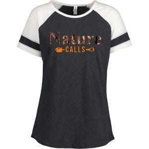 Nature Calls Fall Enza Ladies Jersey Colorblock Tee