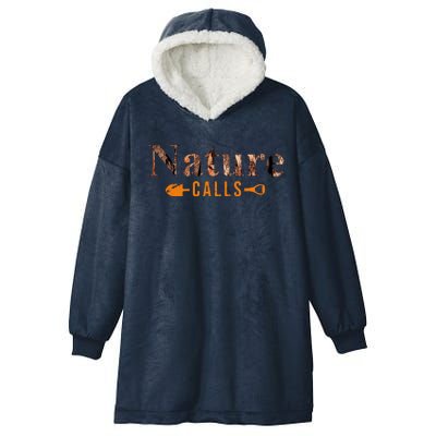 Nature Calls Fall Hooded Wearable Blanket