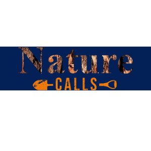 Nature Calls Fall Bumper Sticker