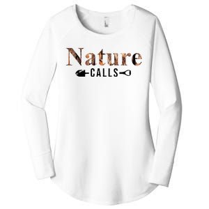 Nature Calls Fall Women's Perfect Tri Tunic Long Sleeve Shirt