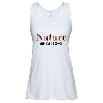 Nature Calls Fall Ladies Essential Flowy Tank