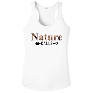 Nature Calls Fall Ladies PosiCharge Competitor Racerback Tank