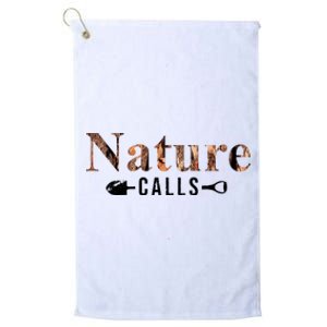 Nature Calls Fall Platinum Collection Golf Towel