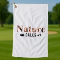 Nature Calls Fall Golf Towel