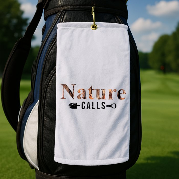 Nature Calls Fall Golf Towel