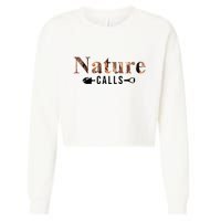 Nature Calls Fall Cropped Pullover Crew