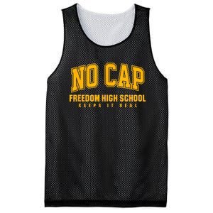 No Cap Freedom High School Keepin It Real Mesh Reversible Basketball Jersey Tank