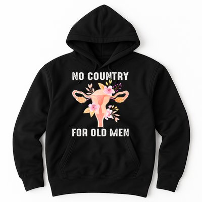 No Country For Old Men Floral Uterus Hoodie